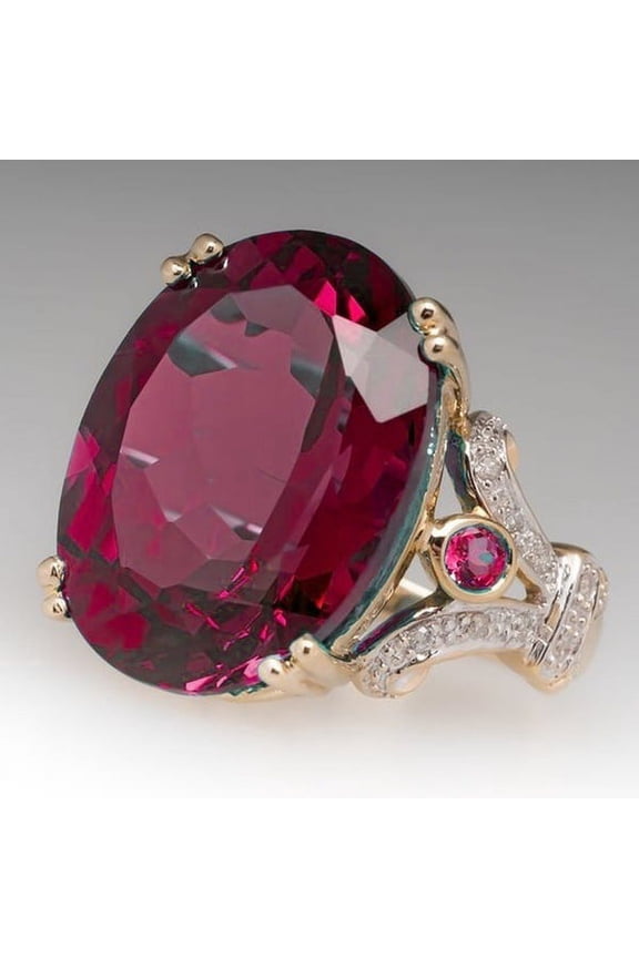 Women's Fashion Goose Egg Diamond Ring