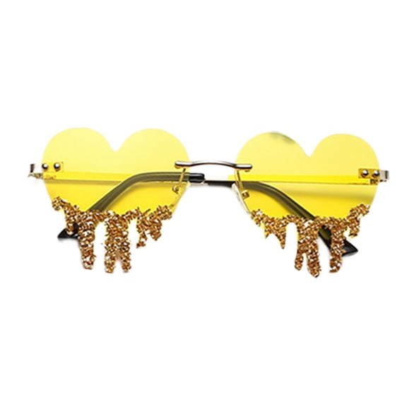 Women's Fashion Heart Shaped Sunglasses For Photography And Everyday Stylish Wear