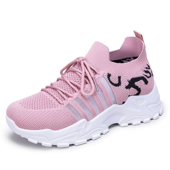 Women's Fashion Hiking Shoes Breathable Mesh Sneakers Comfortable Casual Sports Shoes Light for Women
