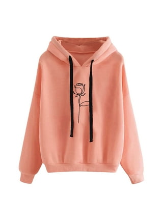 Sweatshirt with cheap a rose