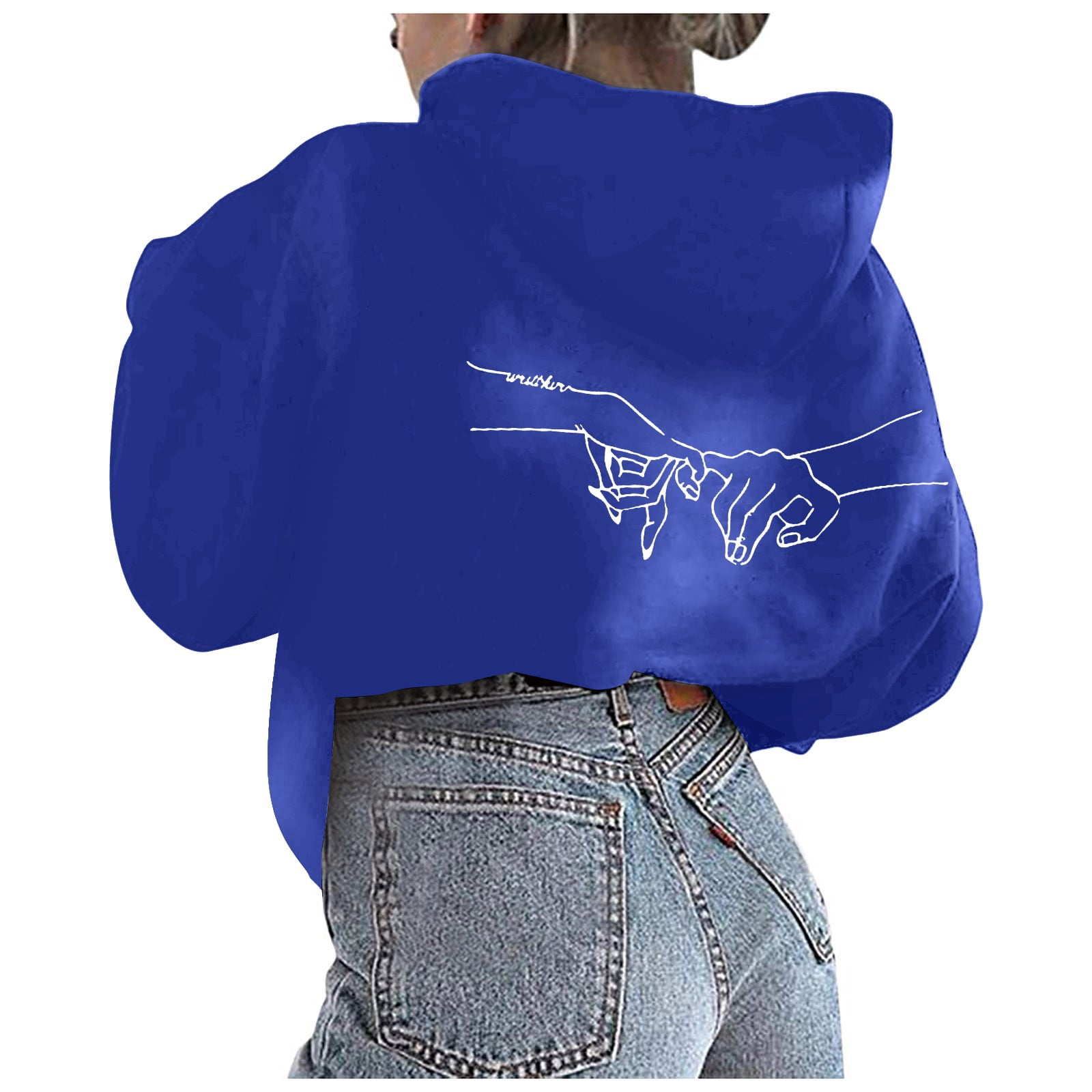 Women's Fashion Hoodies & Sweatshirts Clearance Baggy Hoodie Cozy