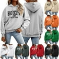 thumbnail image 1 of Women's Fashion Hoodies & Sweatshirts New York Hoodies Sweatshirt Pullover Hop Streetwear Soft Womens Fall Sweatshirts Red XL, 1 of 6