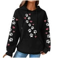 thumbnail image 1 of Women's Fashion Hoodies & Sweatshirts Plus Size Christmas Sweater Clearance Crew Neck Sweatshirt Long Sleeve T Shirts Fashionable Women's Printed Pullover Round Neck Top, 1 of 4