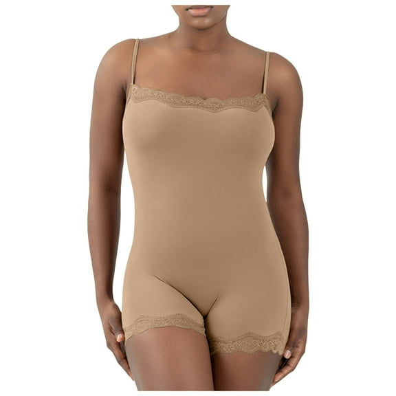 Women's Fashion Lace Up Sleeveless Jumpsuit Elegant Solid Color Slim Fit Romper Casual Summer Outfit