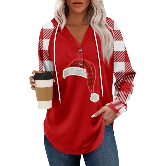 Women's Fashion Lightweight Long Sleeve Pullover With Pockets Preppy Graphic Hoodie for Vintage Look and Comfortable Fit