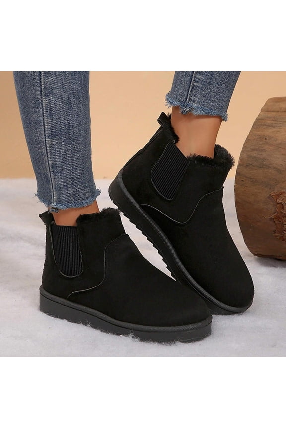 Women's Fashion Plush Lined Anti-Slip Snow Boots - Perfect for Walking, Hiking & Enjoying Winter Outdoors