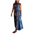 thumbnail image 1 of Women's Fashion Printed Vacation Co Ord Set: Chic Two Piece Dress Ensemble For Summer, 1 of 4