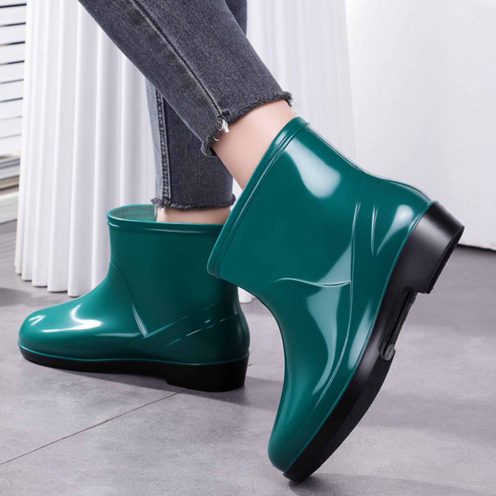 Women's Low Rise Rain Boots Women's Short Rain Boots