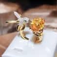 thumbnail image 1 of Copper Ring With Hummingbird Design Elegant Fashion Jewelry For Women Electroplated Copper Ring Gifting For Her, 1 of 6