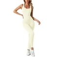 thumbnail image 1 of Women's Fashion Seamless Yoga Jumpsuit Comfortable Workout Sportswear Stretchy Gym Activewear Fitness Outfit, 1 of 2