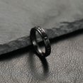 thumbnail image 1 of Women's Fashion Simple Stainless Steel Single And Double Row Zircon Ring, 1 of 3