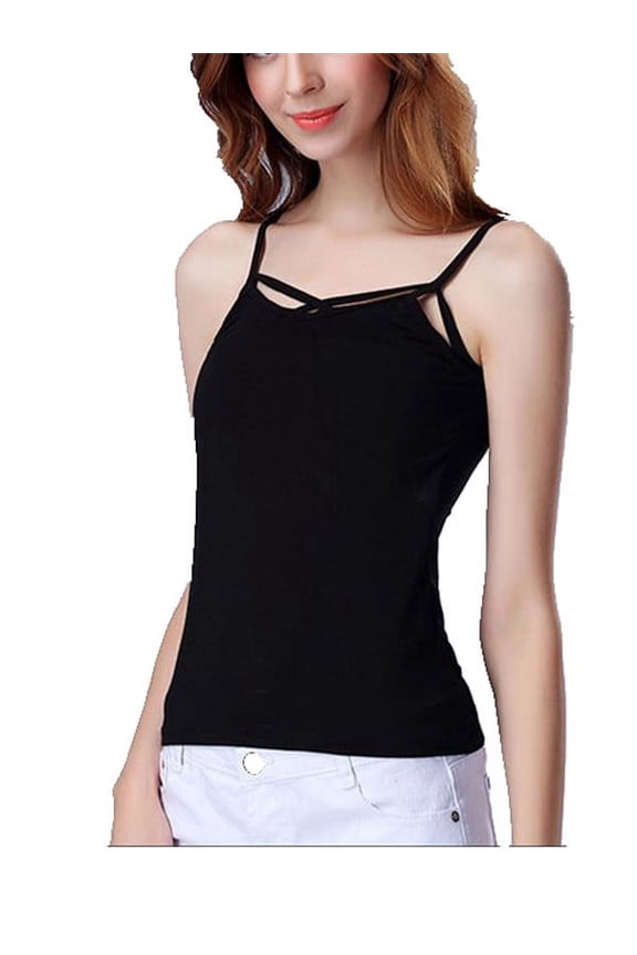 Women's Fashion Sling Padded Push Up Bra Lace Sexy Camisoles Tanks