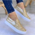 thumbnail image 1 of Women's Fashion Slip-On Sneaker Casual Flat Loafers, 1 of 2