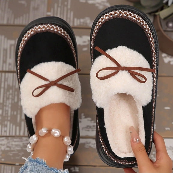 Women's Fashion Snow Boots - Padded with Cotton, Thick Sole for Support and Added Height, Warmth & Style