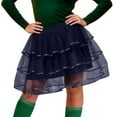 thumbnail image 1 of Women's Fashion Solid Carnival Puffy Skirt Stage Performance Dress Elegant Mesh Layered Design Versatile Outfit, 1 of 5