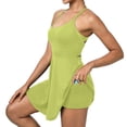 thumbnail image 1 of Women's Fashion Solid Casual Sleeveless Tennis Two Fake Dresses Scandal Proof Dress, 1 of 5