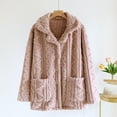 thumbnail image 1 of Women's Fashion Solid Loose Long Sleeve T-Shirt Pullover, Round Neck Comfort Top for Plus Size Daily and Home Wear, Soft Imitation Rack Fabric in Multiple Sizes, 1 of 5