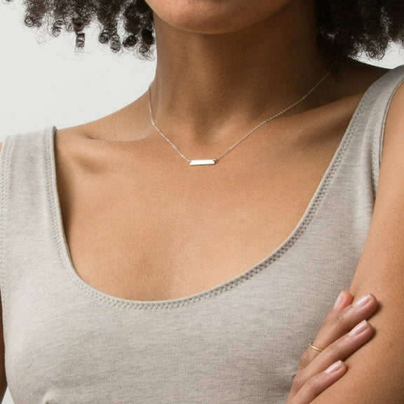 Women's Fashion Stainless Steel Bar Necklace