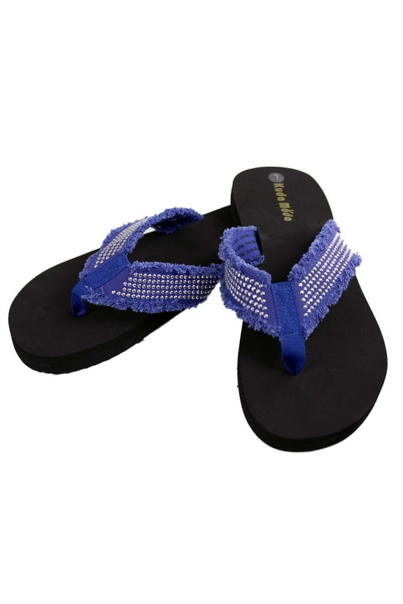 Women's Fashion Strap Casual Thongs Flat Flip Flop Light Weight Sparkling Sandal Flip Flops Slipper