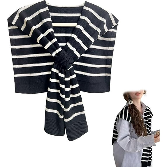 Women's Fashion Sweater Knitted Shawl Knitted Knotted Shawls Khaki Sweater Shawl Air-Conditioned Room Shawl