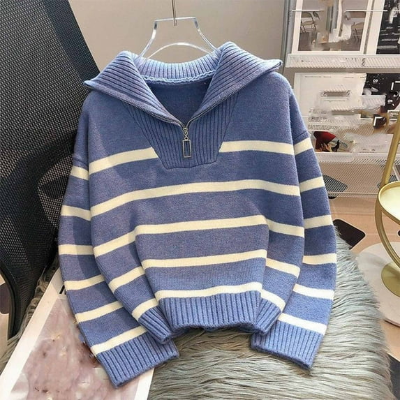 Women's Fashion Sweaters Solid Color Long Sleeve Casual Comfort Top