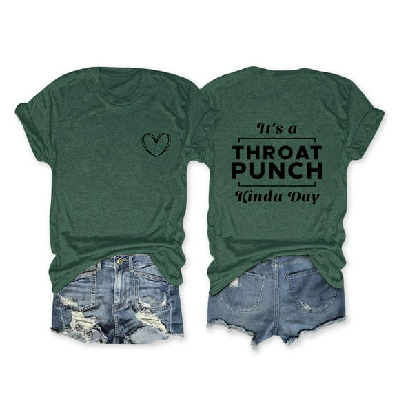 Women's Fashion T-Shirts Casual Loose Fit Daily Print O Neck Short Sleeve Tees Comfortable Breathable Summer Top