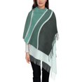 thumbnail image 1 of Women's Fashion Tassel Scarf, Mountains Wall Print Boho Art Long Shawl, Lightweight and Warm, 1 of 9
