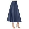 thumbnail image 1 of Women's Fashion Temperament High Waisted Long Skirt Full Skirt Asymmetrical Skirt Skirt Cage Skirt Plaid Mini Skirts for Women Pencil Skirts for Women below Knee Midi Pleated Skirt Girls Denim Skirt, 1 of 6