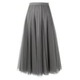 thumbnail image 1 of Women's Fashion Thin A Line Swing Skirt - Solid Color, Versatile Lengths, 1 of 2