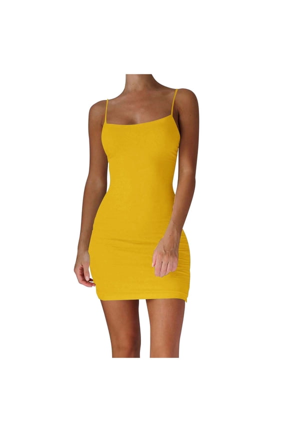 Women's Fashion Versatile Solid Color Strap Casual Skirt - Adjustable Zipper Slit, Machine Wash