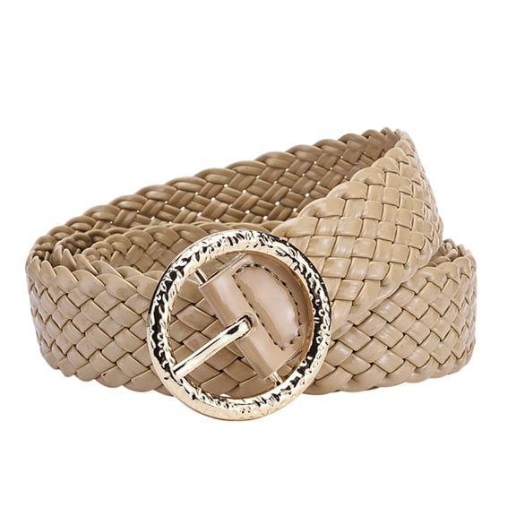 Women's Fashion Woven Belts - Glitter Braided Belts for Dresses Jeans and Pants - Stylish and Versatile Accessories for Every Occasion