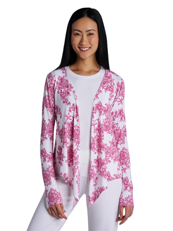 Women's Fashion Wrap - UPF 50+ Sun Protection - Vrae in Fuchsia Pink