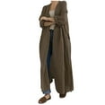 thumbnail image 1 of Women's Fashionable Casual Long Sleeved Shirt Dress Versatile Anorak Windbreaker Lightweight Outerwear Stylish Jacket, 1 of 2