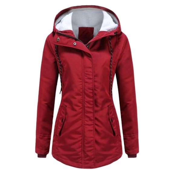 Women's Fashionable Casual Solid Color Long Coat Jacket for Ladies Temperament Commuting Zipper Imitation Silk Outerwear