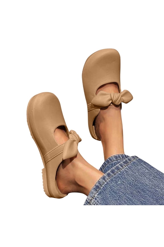 Women's Fashionable Casual Spring Summer Flat Slippers Clogs Slip Shoes Comfortable Slip-On Sandals Slippers Nurse Garden Shoes