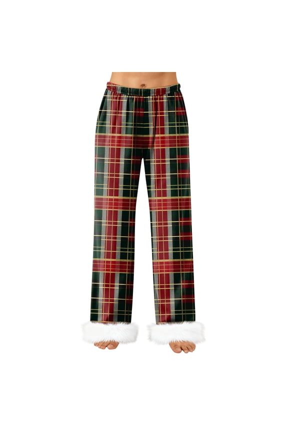 Women's Fashionable Casual Trousers with Geometric Print, Modern and Trendy Pants for Casual Outings, Daily Use, and Women's Wardrobe Essentials,Hot Pink,S