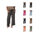 thumbnail image 1 of Casual Pants for Womens Wide Leg Pants Women's Fashionable Casual Trousers Solid Drawstring Wide Leg Sweatpants for Everyday Wear, 1 of 5