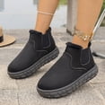 thumbnail image 1 of Women's Fashionable Casual Versatile Plus Size Fleece Lined Thick Warm Winter Snow Boots For All Day Comfort Style, 1 of 8
