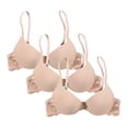 thumbnail image 1 of Women's Fashionable And Comfortable Underwear Smooth Solid Color Semi Transparent Lace Bra Pack Sports Bras for Women Women's Bras Push up Strapless Bra Women Small Bras Sports Bra Non Removable Pads, 1 of 3
