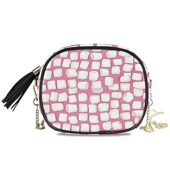 Women's Fashionable Crossbody Chain Shoulder Bag Full Of Puffed Candy
