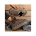 thumbnail image 1 of Women's Fashionable Faux Suede Ankle Boots - Winter-Ready Platform Sole with Fuzzy Lining | Perfect for Outdoor Winter Wear, 1 of 9