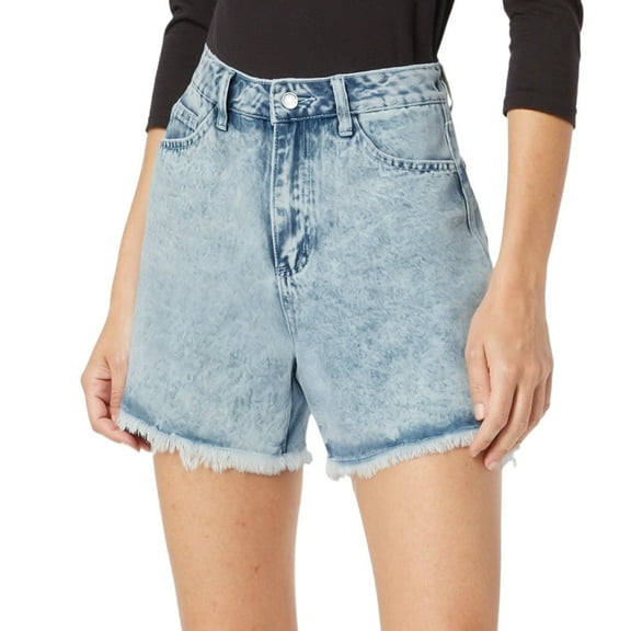 Women's Fashionable High Waist Stretchy Jean Bermuda Shorts for Summer, Knee Length Casual Jorts with Trendy Comfort Fit, Perfect for Everyday Stylish Casual Occasions,Light Blue M