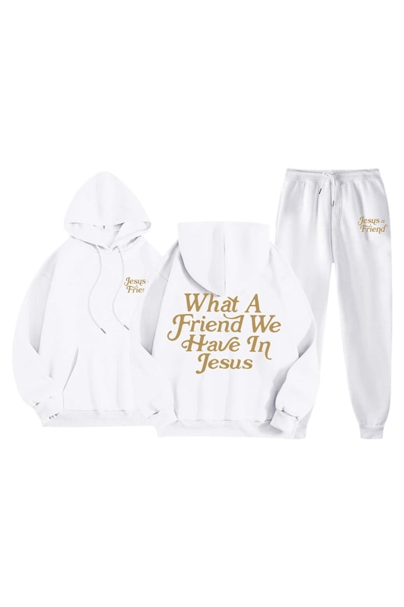 Women's Fashionable Hooded Long Sleeve Printed Sweatshirt With Pockets And Matching Pants Set Womens Pantsuit Two Piece Pantsuit Tailo Womens Suit plus Size Pant Suits for Wedding Guest Smart Casual