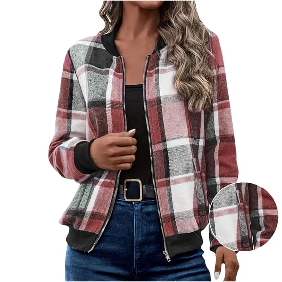 Women's Fashionable Jacket Printed Comfortable And Casual Loose Pocket Long Sleeved T-shirt Cardigan Zipper Hooded Jacket Top