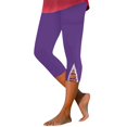 thumbnail image 1 of Women's Fashionable Lace - Trimmed Tight Leggings with Elastic Waist - Stretchy, Comfortable, Good for Yoga and Beach, 1 of 3