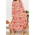 thumbnail image 1 of Women's Fashionable Printed Elegant Long Beach Vacation Dress, 1 of 5