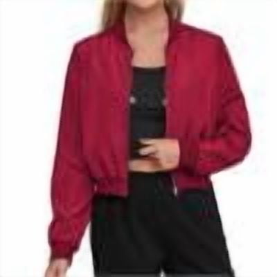 Women's Fashionable Solid Color Short Jacket Coat Casual Long Sleeved Zipper Outerwear Lightweight Windbreaker