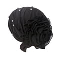 thumbnail image 1 of Women's Fashionable Solid Color Striped Bow Headscarf Ladies A Hat, 1 of 2