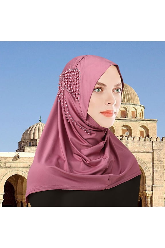 Women's Fashionable Stretch Hijab Malay Indonesian Wrap Hijab ​ Ladies Headbands Headband Womens Guy Hairband Hair Women Head Sweat Bands for Men Womens Knot Headband Knotted Headbands Sporty Headband