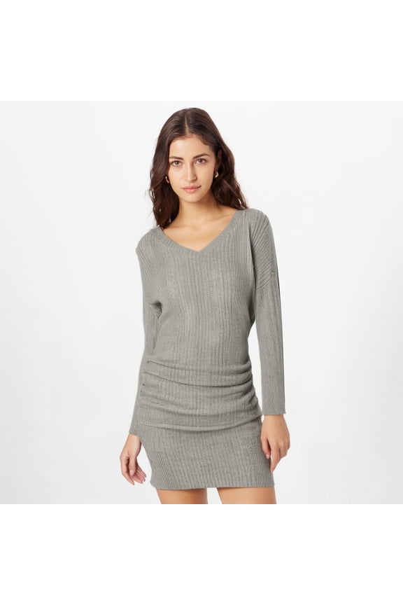 Women's Fashionable V Neck Batwing Long Sleeve Knit Bodycon Dress Formal Midi Dress Bridesmaid Dresses plus Size 6x Dresses for plus Size Women Gown And Evening Dresses plus Size Dress for Women